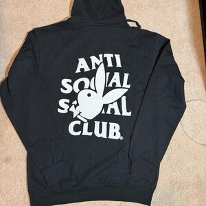 Anti Social Social Club Playboy Bunny Logo Hoodie